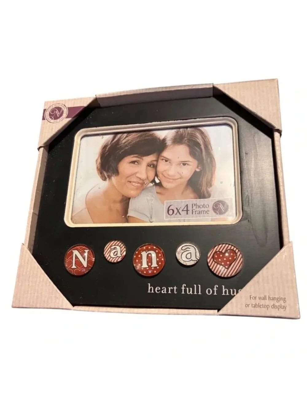 Sonoma Nana Themed 6x4 Photo Frame Decorative Elements Tabletop Wall Display NWT
